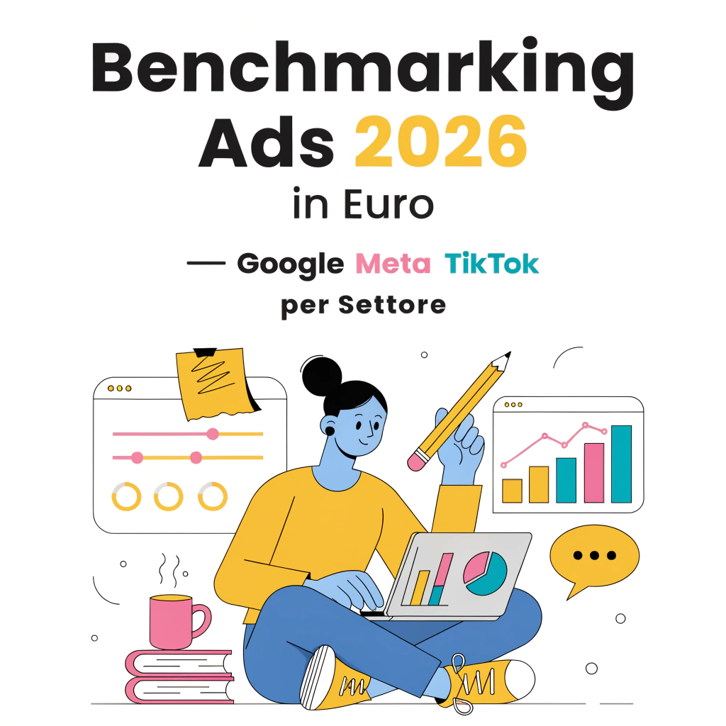 Benchmarking Ads 2026 in Euro — copertina ebook