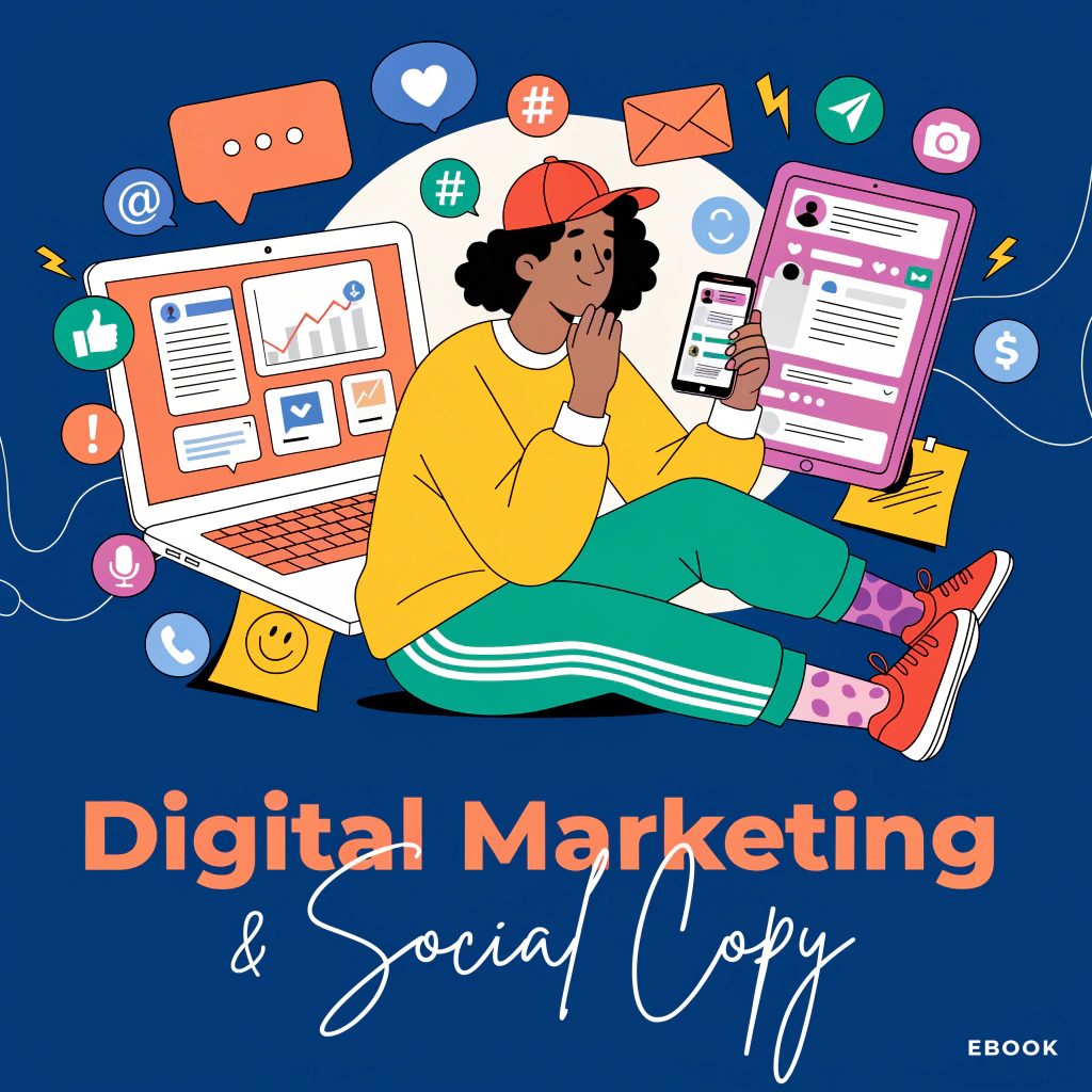 Digital Marketing & Social Copy — copertina ebook